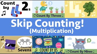 Skip Counting Songs  Multiplication Songs Compilation [upl. by Oeramed]