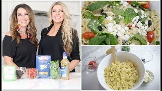 BOW TIE PASTA SALAD  HOW TO MAKE in 3 EASY STEPS [upl. by Nairdad647]