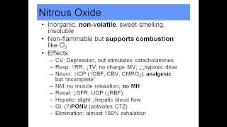 OLD VIDEO  ANES 475  Lecture 5  Part 1 [upl. by Oicanata]