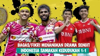 Akhir dari Drama Bakri Keluar Sebagai Pemenang di Partai 2 Kalahkan RankireddyShetty  Thomas 2024 [upl. by Naujad]