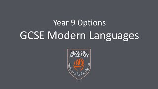 GCSE Modern Languages French or German Year 9 Options [upl. by Aihsele668]