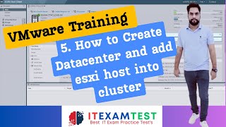 VMware Training 5 Creating Datacenter and adding esxi hosts into cluster [upl. by Zeph332]