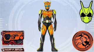 Kamen Rider ZeroOne Rushing Cheetah Progrisekey Henshin [upl. by Lauritz]