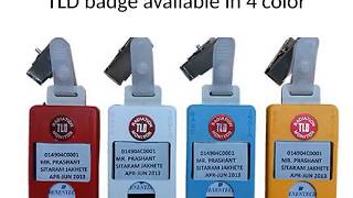 TLD Badge in radiology THERMO LUMINESCENT DOSIMETER [upl. by Ihtac953]