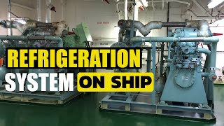 how refrigeration system work on ship  Important Components of Refrigeration system [upl. by Fritze283]