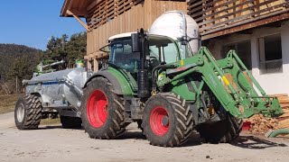 Gülleausbringung  2022  Fendt 313  Lamborghini  Bauer amp Lochmann [upl. by Gerri]