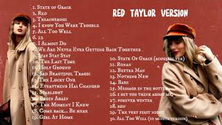 Full Album Playlist T♤YLOR SWIFT 🧣 RED TV ALL TRACK reupload [upl. by Roxane]