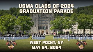 West Point Class of 2024 Graduation Parade on the Plain in West Point NY May 24 2024 [upl. by Gaal569]