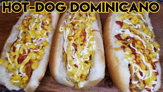 HOTDOG DOMINICANO  HOTDOG Dominicano  PERROS CALIENTES  DOMINICAN HOT DOG  HOT DOG [upl. by Gregg]