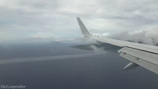 Vortex Approach  American Airlines B737800 Damp Landing  Miami  St Kitts [upl. by Andras]