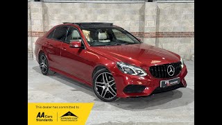 Mercedes E Class 2015 AMG Night Edition Premium [upl. by Maya]