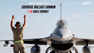 Airmen Launch F16s during Exercise Ballast Cannon [upl. by Yim]