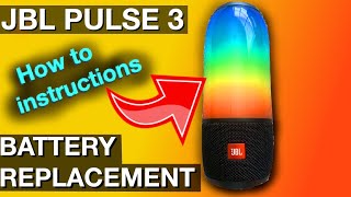 JBL Battery Replacement Pulse3 DIY How to instructions [upl. by Ahsital]