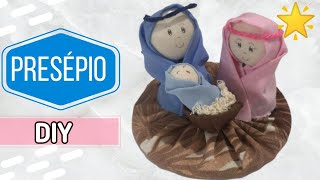 🎀 APRENDA A FAZER PRESÉPIO DE NATAL COM MATERIAL RECICLADO [upl. by Langill]