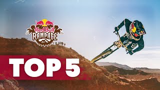 The Top Five Runs Of 2018  Red Bull Rampage [upl. by Noraa]