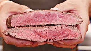 Which tastes better Flank steak vs Flat Iron Steak  steak experiment [upl. by Gladstone314]