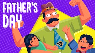 Happy Fathers Day Story for kids  Fathers Day Celebration  Kids Academy [upl. by Kinny]