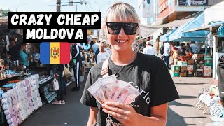 MOLDOVA is SO CHEAP CRAZY Cost of Living  CHISINAU Central Market [upl. by Llenrup605]