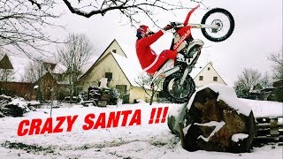 HARD ENDURO SKILLS  SANTA Edition  Adrian Guggemos [upl. by Summer106]