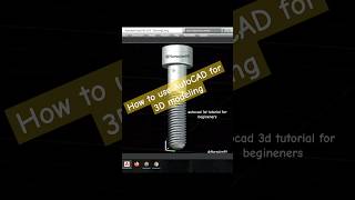 AutoCAD 3D Practise Drawing [upl. by Linskey267]