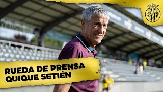 Rueda de prensa de Quique Setién  25 agosto [upl. by Melodie727]