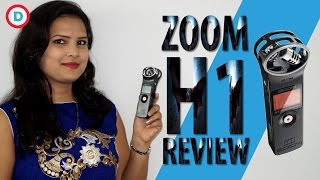 Zoom H1 Unboxing amp Detailed Review In Hindi  Digital Recorder  Audio Test  Price In India [upl. by Breban]