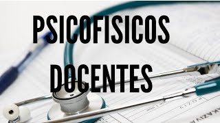 PSICOFISICOS DOCENTES MENDOZA [upl. by Maritsa]