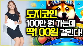 도지코인 100만원 가는데 딱 00일 걸린다 [upl. by Del]