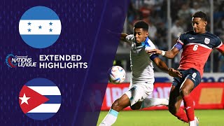 Honduras vs Cuba Extended Highlights  CONCACAF Nations League  CBS Sports Golazo [upl. by Tani]