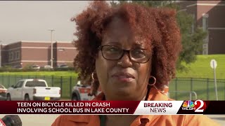 Teen killed in crash involving school bus in Lake County [upl. by Naeruat]