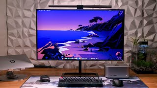 This is a quotHaloquot Product BenQ ScreenBar Halo Review [upl. by Anelra]