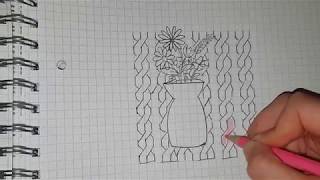 Come creare sfondi originali con un quaderno a quadretti TUTORIAL [upl. by Benyamin]