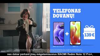 TELE2 LA FAMILIA Nosinė Dovana Redmi12C RedmiNote12Pro [upl. by Earlie]