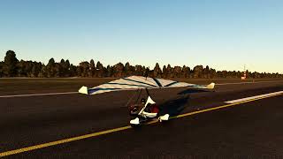 Microsoft Flight Simulator 2020 Tallinn overview4K Papercraft Aero Design UL Stride [upl. by Nodaj]