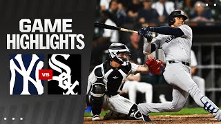 Yankees vs White Sox Game Highlights 81424  MLB Highlights [upl. by Airotal480]