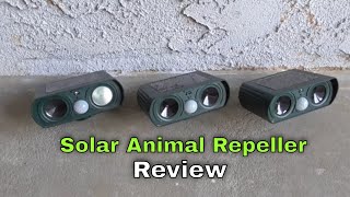 Solar Animal Repeller  Review [upl. by Latrell]