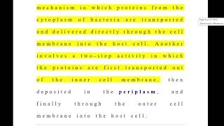 Lesson 6  Secretion System of Bacteria [upl. by Akirret]