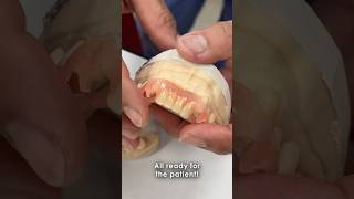 Making a tcsdentalinc FiberFlex Partial tcsdentalinc dental lsk121shorts teeth shortvideo [upl. by Pail]