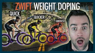 Cheating on Zwift  How effective is Weight Doping [upl. by Jerrilee]