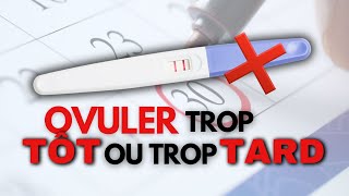 OVULATION PRÉCOCE ou TARDIVE  pourquoi ça peut être un problème [upl. by Zins]