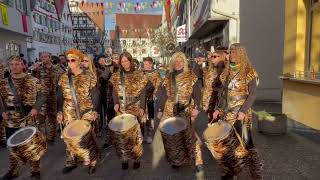 FZ Daugendorf am Fasnetsdienstag 2024 in Riedlingen 5 Video [upl. by Sherar]