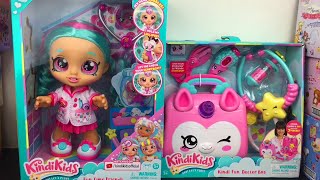 Kindi Kids Cindy Pops Doctor Dress Up amp Kindi Fun Unicorn Medic Bag Doll amp Toy Unboxing Review [upl. by Schaeffer]