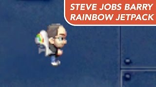 Jetpack Joyride Gameplay  STEVE JOBS BARRY with RAINBOW JETPACK  Mecha Micro Magnet Man [upl. by Eskil]