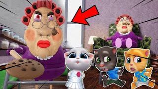 Tom Dan Ginger Kabur Dari Nenek Penculik  Roblox My Talking Tom Friends [upl. by Nabal]