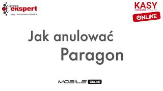 Kasa Posnet Mobile  anulowanie paragonu [upl. by Assek]