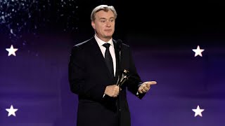 Christopher Nolan wins Best Director at the Critics Choice Awards 2024 [upl. by Enirrok]