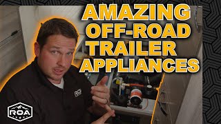 AMAZING offroad trailer APPLIANCES OBI DWELLER 15 RVsofAmerica 2022 [upl. by Nomahs]