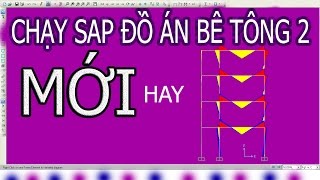 Hướng Dẫn Chạy Sap Đồ Án Bê Tông 2 hướng dẫn chạy sap khung phẳng xây dựng 2x [upl. by Crissie]