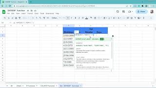 How to use the DATEDIF Function in Microsoft Excel [upl. by Petronella913]