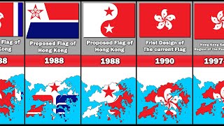 Evolution of Hong Kongs Flag [upl. by Anitnauq]